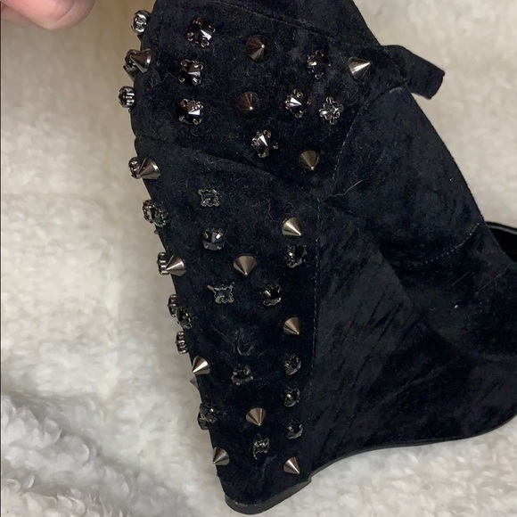 Shoe dazzle studded wedges - Picture 6 of 11